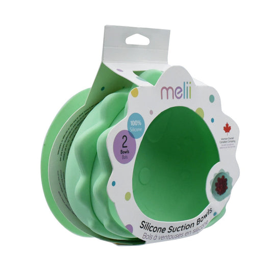 Set 2 castronele cu ventuza silicon melii model dinozaur, Melii - Publisol.ro