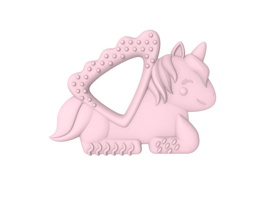 Set 2 jucarii dentitie silicon melii model unicorn pisica, Melii - Publisol.ro