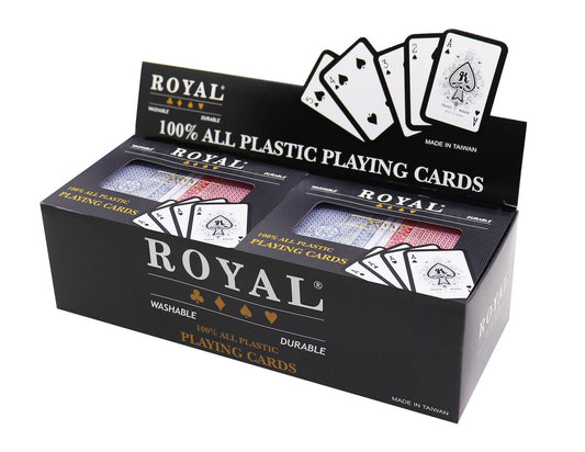 Set 2 pachete carti royal canasta poker din plastic, AS - Publisol.ro
