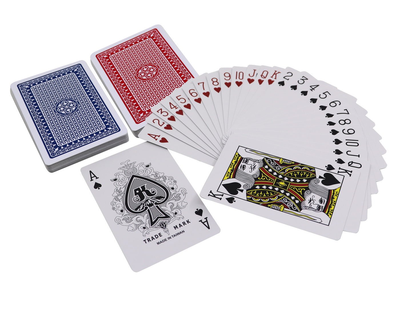Set 2 pachete carti royal canasta poker din plastic, AS - Publisol.ro