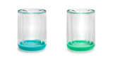 Set 2 pahare copii design interior urs, albastru&verde, Melii - Publisol.ro
