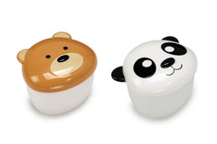 Set 2 recipiente hrana bebe, model panda&bear, Melii - Publisol.ro