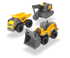Set 3 utilaje volvo pentru constructii, Simba - Publisol.ro