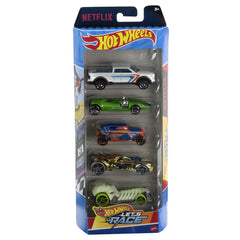 Set 5 masini hot wheels lets race, Mattel - Publisol.ro