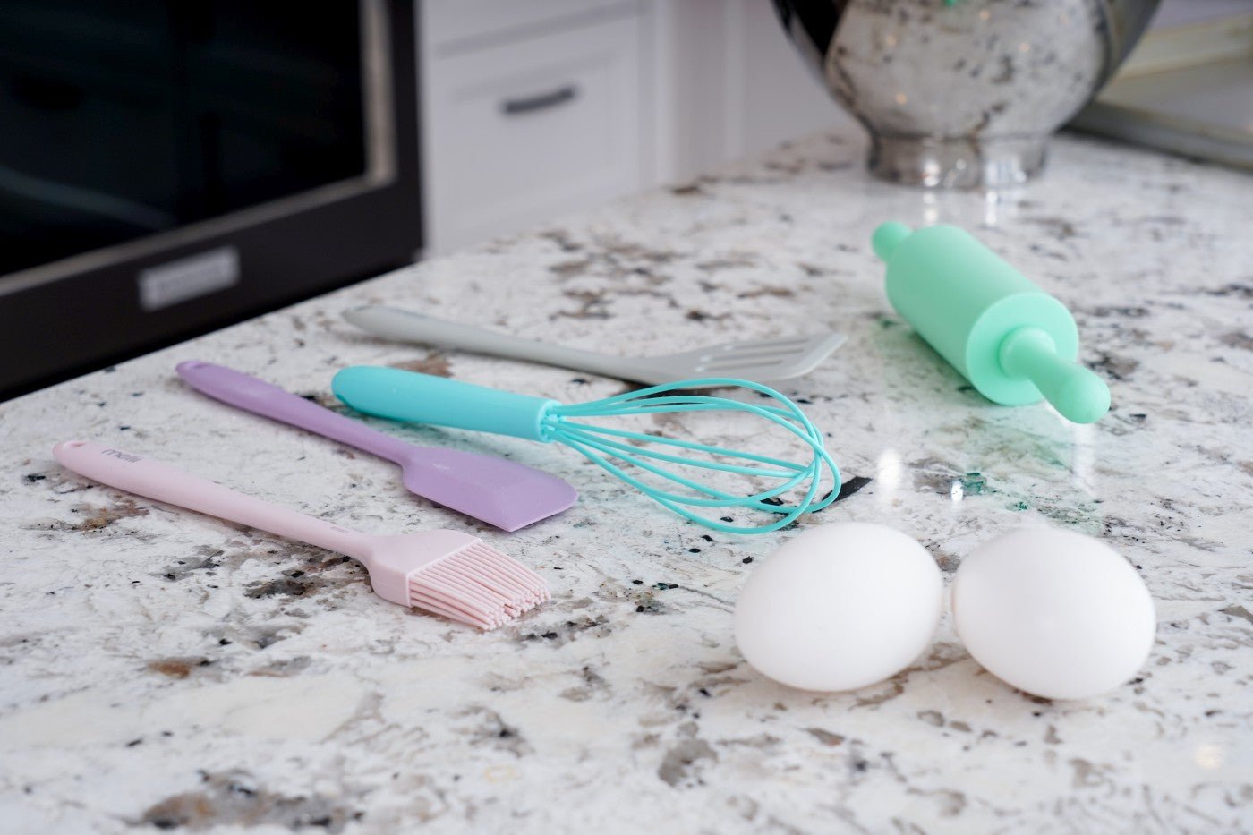 Set 5 piese mini ustensile baking, colorate, Melii - Publisol.ro