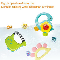 Set 5 zornaitori dinozauri multicolori, Jucarii Bebe - Publisol.ro