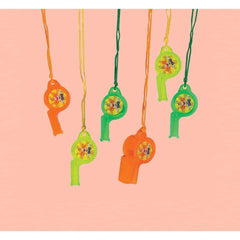Set 6 fluiere din plastic, D - Toys - Publisol.ro
