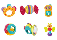 Set 6 jucarii zornaitoare pentru bebelusi, Jucarii Bebe - Publisol.ro