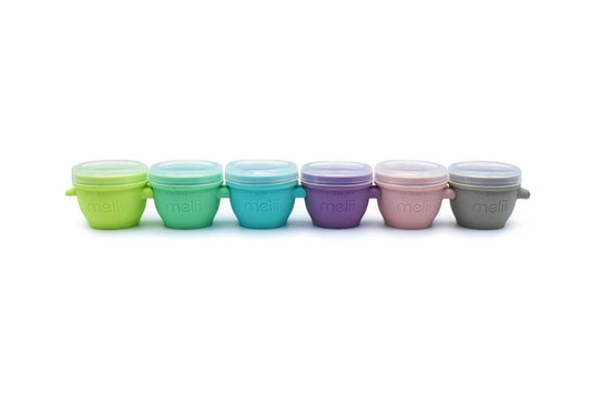 Set 6 recipiente silicon, 59 ml, Melii - Publisol.ro