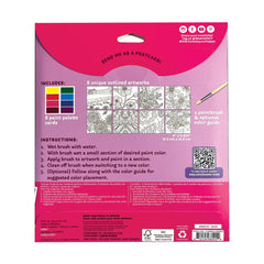 Set artistic cu acuarele DIY - Scenic Hues - Flori si gradini - Ooly
