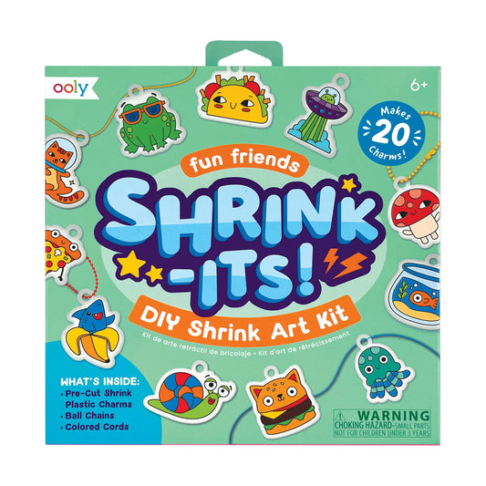 Set artistic DYI - Shrink-Its! - creaza brelocuri prin micsorare - Fun Friends - Ooly