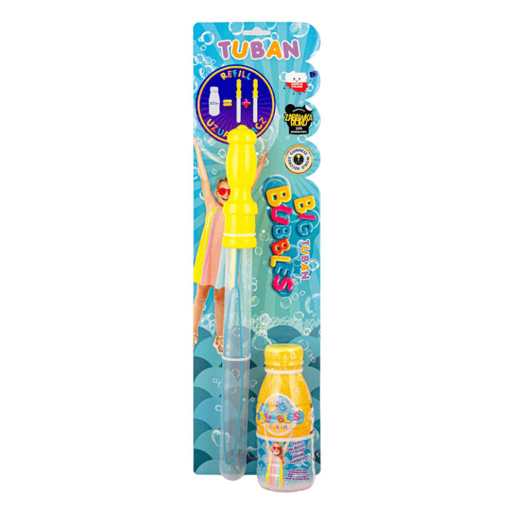 Set Baloane de sapun gigante - accesoriu sabie + solutie 250 ml - Tuban - Publisol.ro