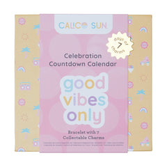 Set cadou bratara si charmuri - Calendar pentru sarbatorit evenimente - Good Vibes Only - Ooly - Publisol.ro