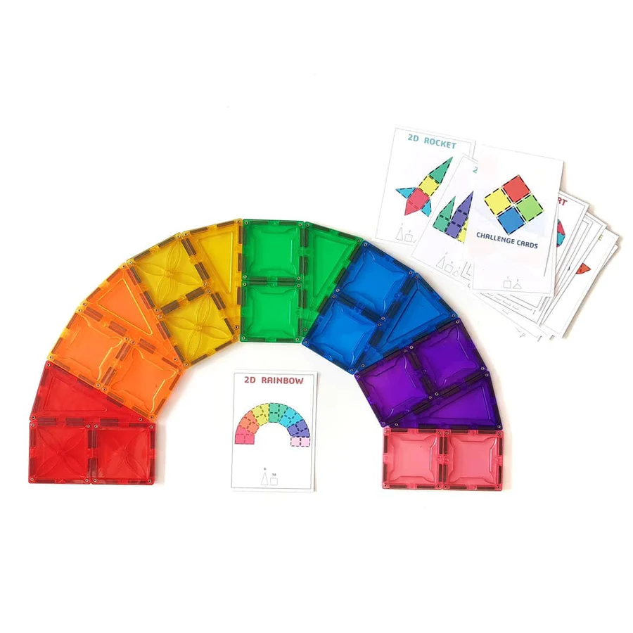 Set carduri cu provocari pentru seturile magnetice de constructie - Magblox - Publisol.ro