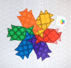 Set carduri Mandala pentru seturile magnetice de constructie - Magblox - Publisol.ro