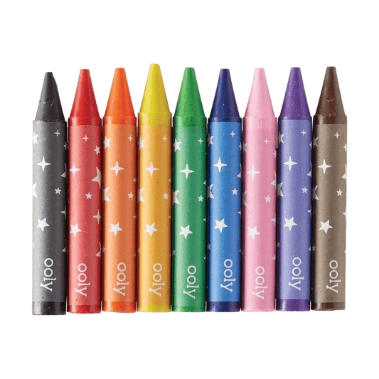 Set carte de colorat si creioane colorate - portabil, Animale prietenoase - Ooly - Publisol.ro