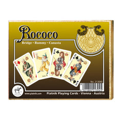 Set carti de joc de lux 2 x 55, Rococo - Piatnik, Piatnik - Publisol.ro