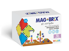 Set bile lemn pentru circuitul cu bile Magbrix Marble Run - Magblox