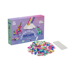 Set constructie Plus - Plus, 275 piese, Invata sa construiesti unicorni - Plus Plus - Publisol.ro