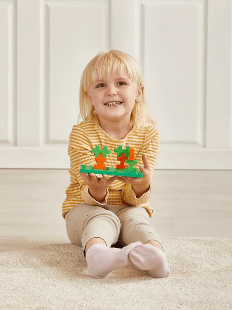 Set constructie Plus - Plus, 40 piese mari, Ferma - Plus Plus - Publisol.ro