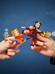 Set constructie Plus-Plus, tub 100 piese, Ninja - Plus Plus