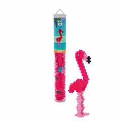 Set constructie Plus-Plus, tub 100 piese, Flamingo - Plus Plus