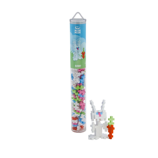Set constructie Plus - Plus, tub 100 piese, Iepure - Plus Plus - Publisol.ro