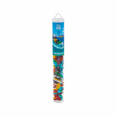 Set constructie Plus-Plus, tub 100 piese, Nava-container - Plus Plus