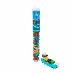 Set constructie Plus-Plus, tub 100 piese, Nava-container - Plus Plus