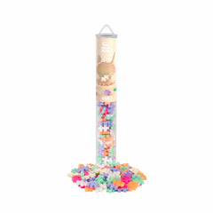 Set constructie Plus-Plus, tub 100 piese, Pearl mix, culori perlate - Plus Plus