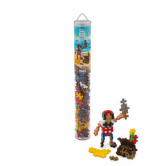 Set constructie Plus-Plus, tub 100 piese, Pirat - Plus Plus