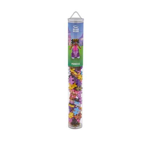 Set constructie Plus - Plus, tub 100 piese, Printesa - Plus Plus - Publisol.ro