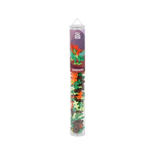 Set constructie Plus - Plus, tub 100 piese, Stegosaurus - Plus Plus - Publisol.ro