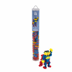 Set constructie Plus-Plus, tub 100 piese, Super erou - Plus Plus