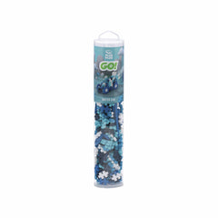 Set constructie Plus-Plus, tub 200 piese, Masini colorate - Apa - Plus Plus