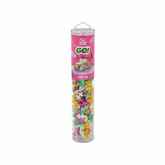 Set constructie Plus-Plus, tub 200 piese, Masini colorate - Bomboana - Plus Plus