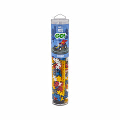 Set constructie Plus-Plus, tub 200 piese, Masini colorate - Erou - Plus Plus