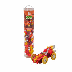 Set constructie Plus-Plus, tub 200 piese, Masini colorate - Foc - Plus Plus