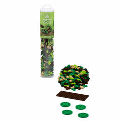 Set constructie Plus-Plus, tub 200 piese, Masini colorate - Pamant - Plus Plus