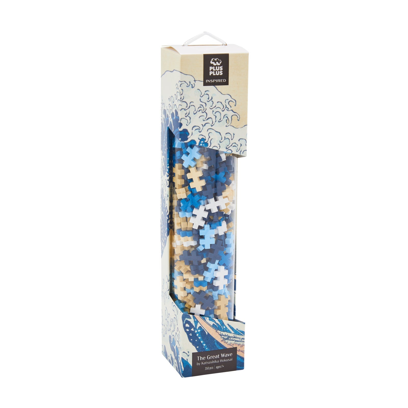 Set constructie Plus - Plus, tub creare tablou, Inspirat de Hokusai - Plus Plus - Publisol.ro