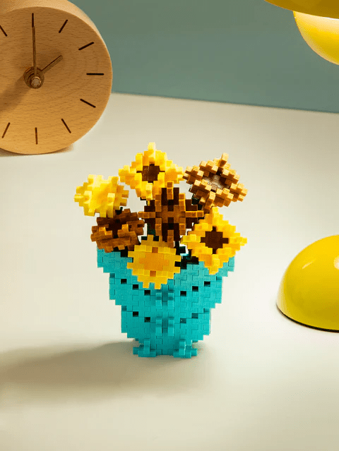 Set constructie Plus - Plus, tub creare tablou, Inspirat de Van Gogh - Plus Plus - Publisol.ro