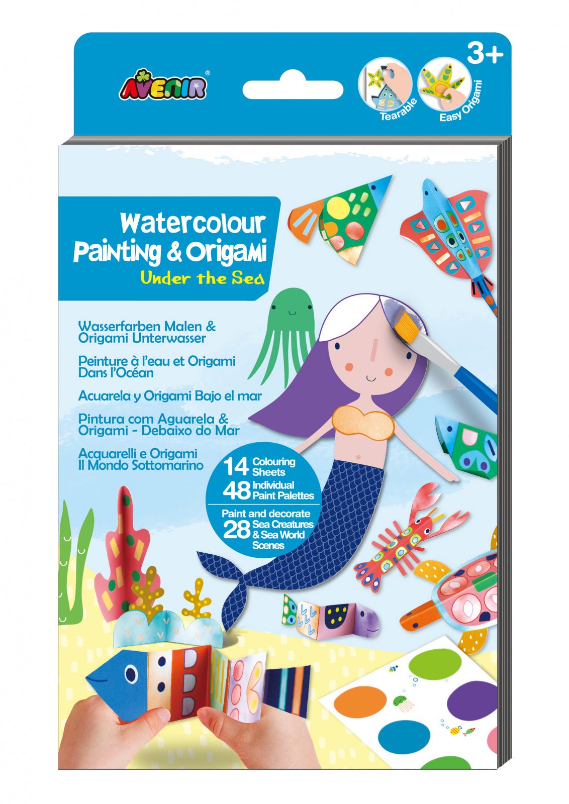 Set creativ 2 in 1 - Pictura si Origami - Subacvatic - Avenir - Publisol.ro