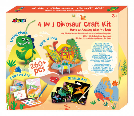Set creativ 4 in 1 - Dinozauri - Avenir