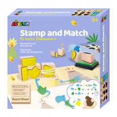 Set creativ cu stampile - Dinozauri - Avenir