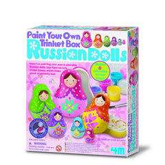 Set creativ de pictat - Cutiute Matrioshka - 4M - Publisol.ro