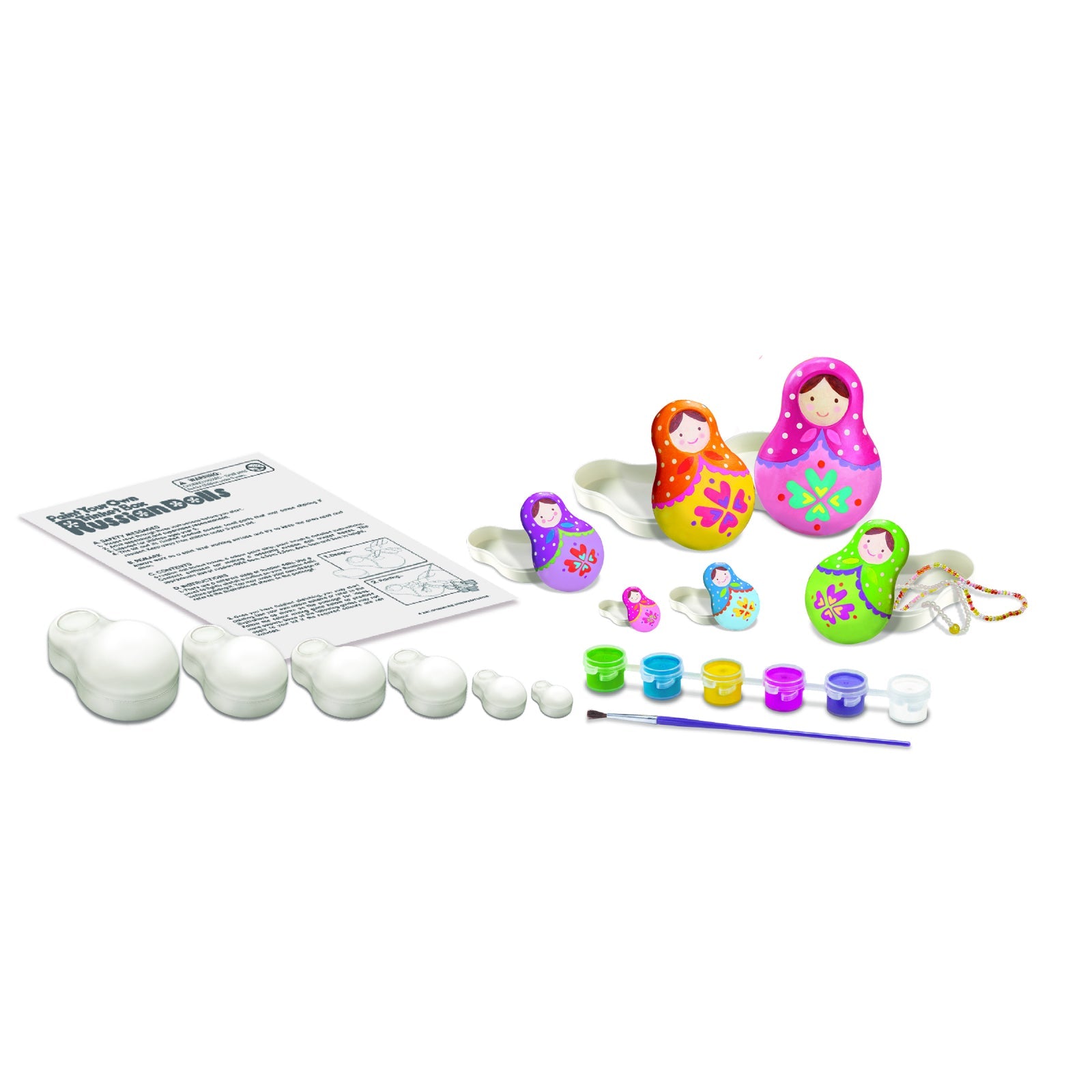 Set creativ de pictat - Cutiute Matrioshka - 4M - Publisol.ro