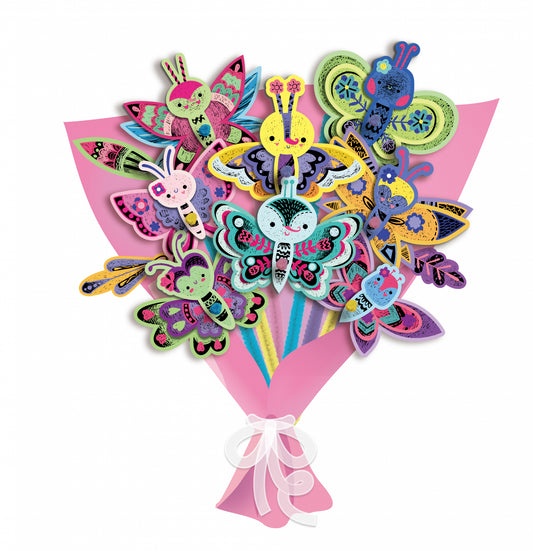 Set creativ de razuit Buchet - Fluture - Avenir