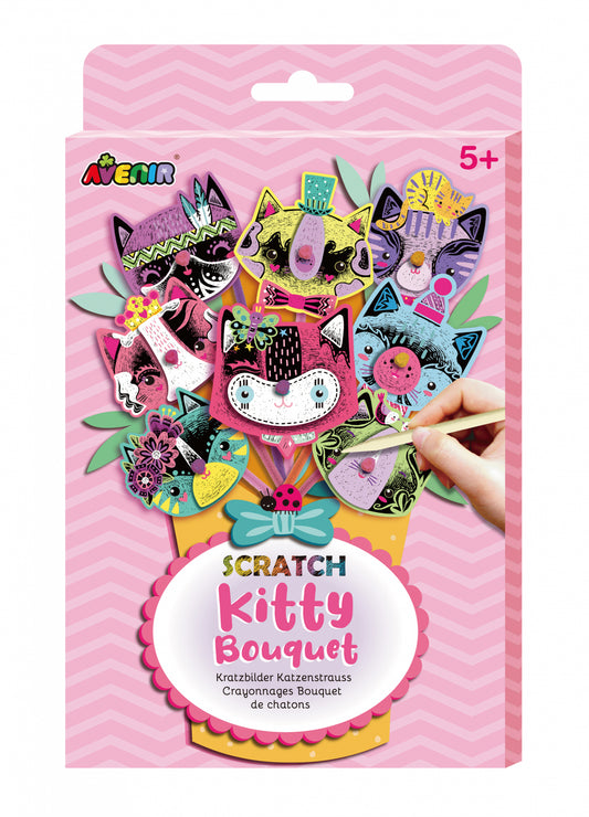 Set creativ de razuit Buchet - Pisicuta - Avenir