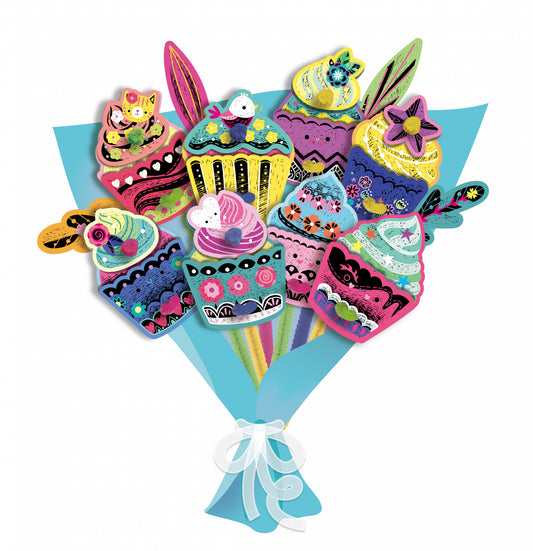 Set creativ de razuit Buchet - Tort - Avenir