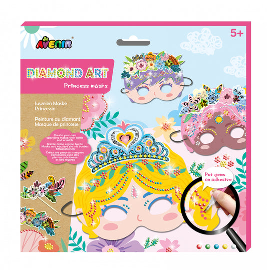 Set creativ DIY - Masti cu diamante - Printesa - Avenir